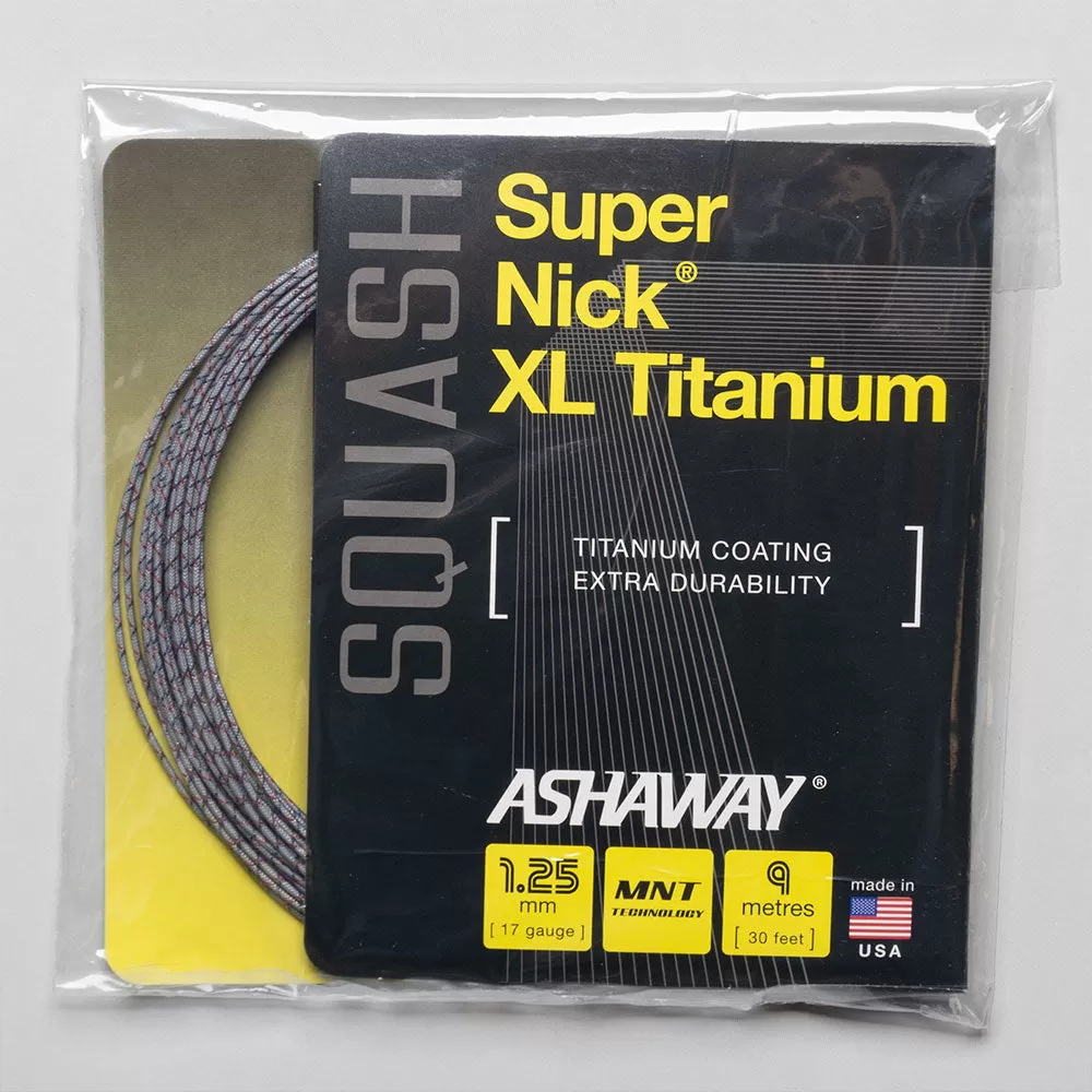 Ashaway SuperNick XL Titanium Squash 1 Ashaway SuperNick XL Titanium Squash