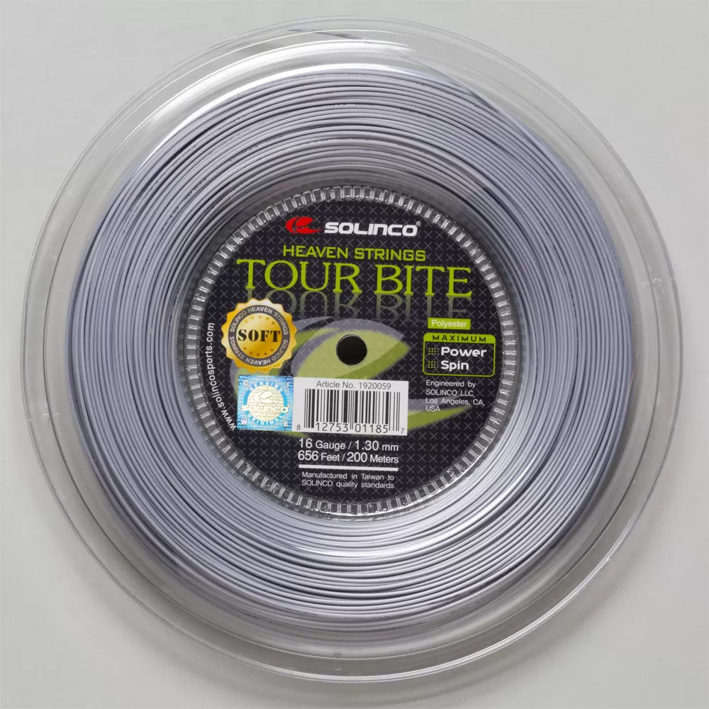 Solinco Tour Bite Soft 16 1.30 660' Reel 1 Solinco Tour Bite Soft 16 1.30 660' Reel