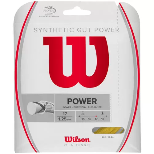 Wilson Synthetic Gut Power 17 3 Wilson Synthetic Gut Power 17 - Image 3