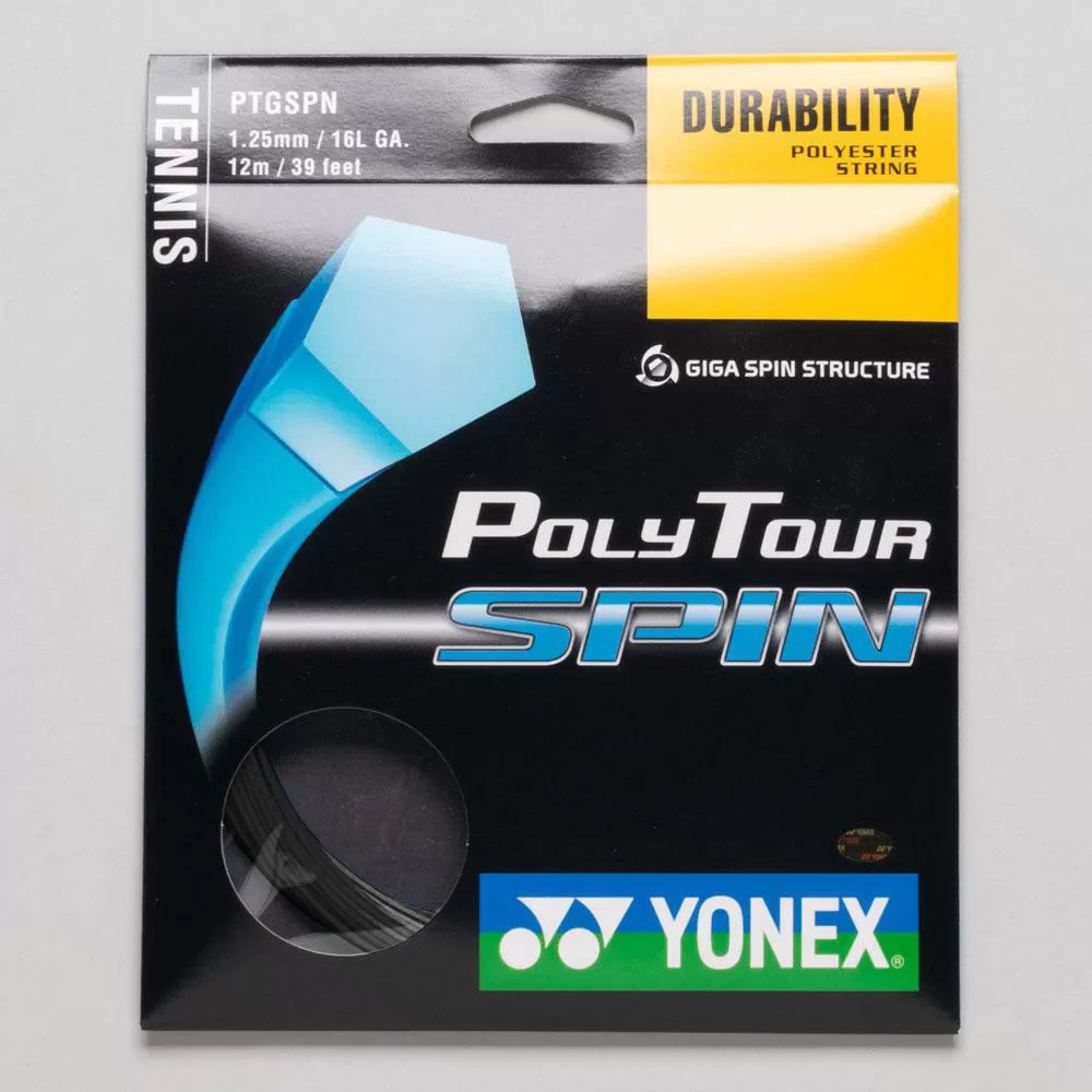 Yonex Poly Tour Spin 16L 1.25 1 Yonex Poly Tour Spin 16L 1.25