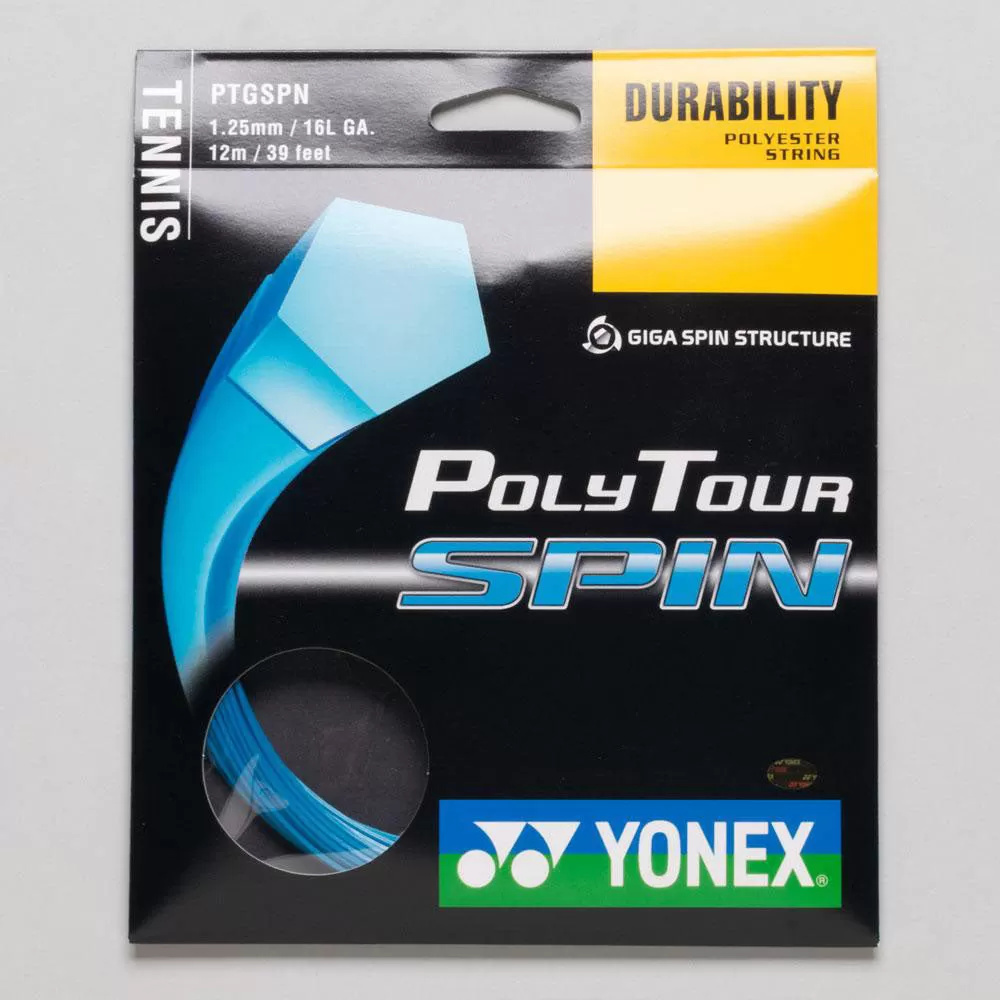 Yonex Poly Tour Spin 16L 1.25 2 Yonex Poly Tour Spin 16L 1.25 - Image 2