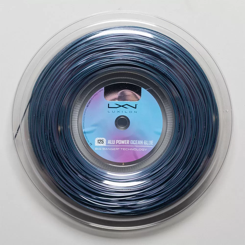 Luxilon ALU Power 125 16L 660'Reel Ocean Blue/Purple 1 Luxilon ALU Power 125 16L 660'Reel Ocean Blue/Purple