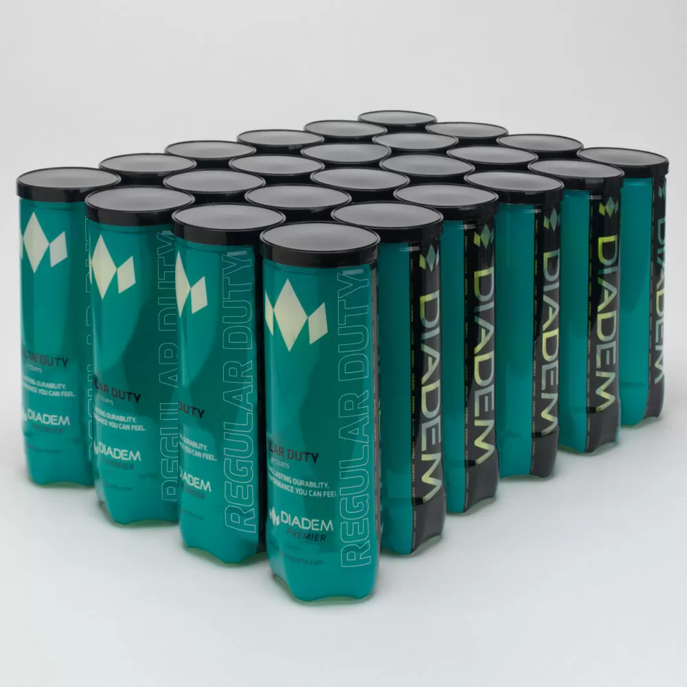 Diadem Premier Regular Duty Tennis Balls 24 Cans 1 Diadem Premier Regular Duty Tennis Balls 24 Cans