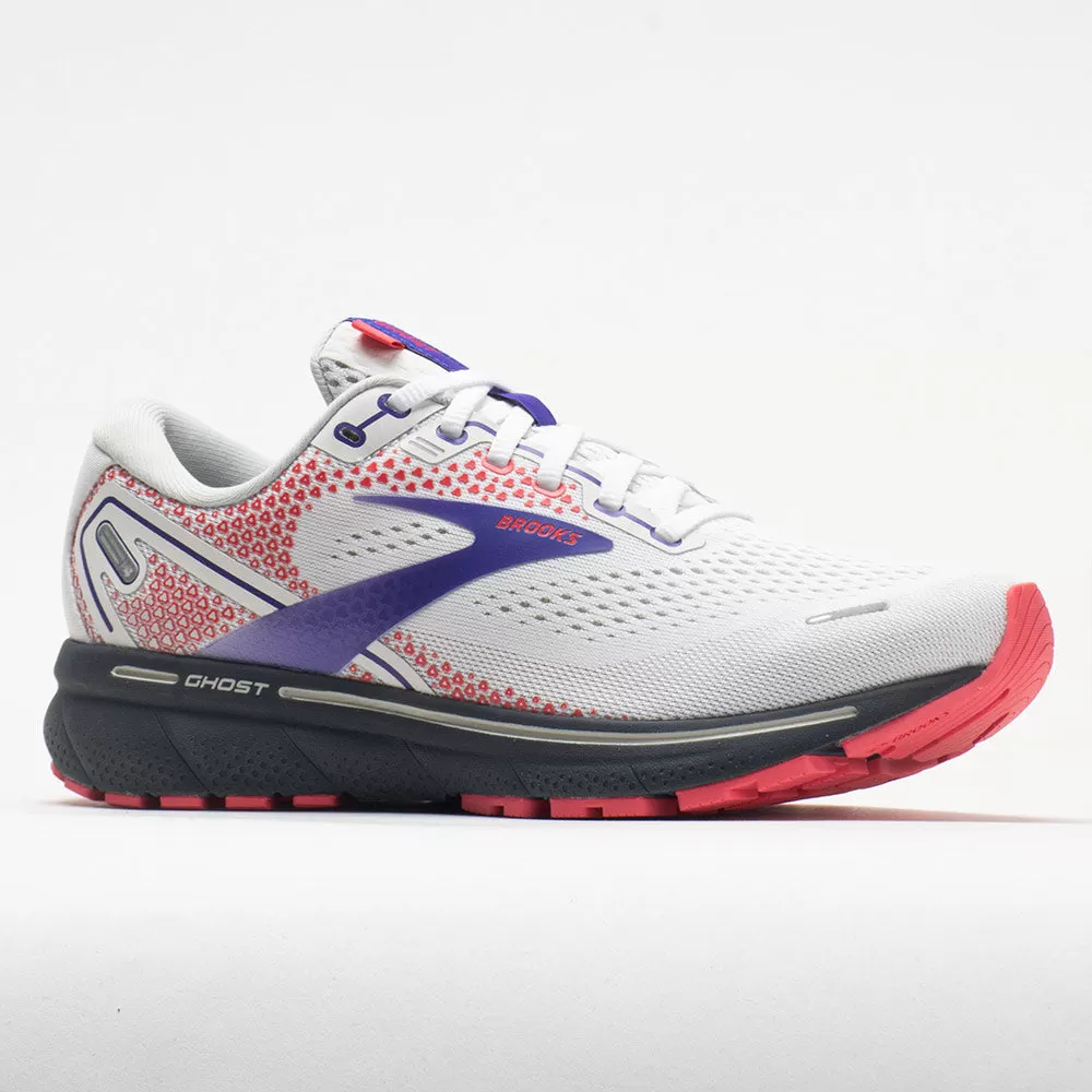 Brooks Ghost 14 Women's White/Purple/Coral 5 Brooks Ghost 14 Women's White/Purple/Coral - Image 5