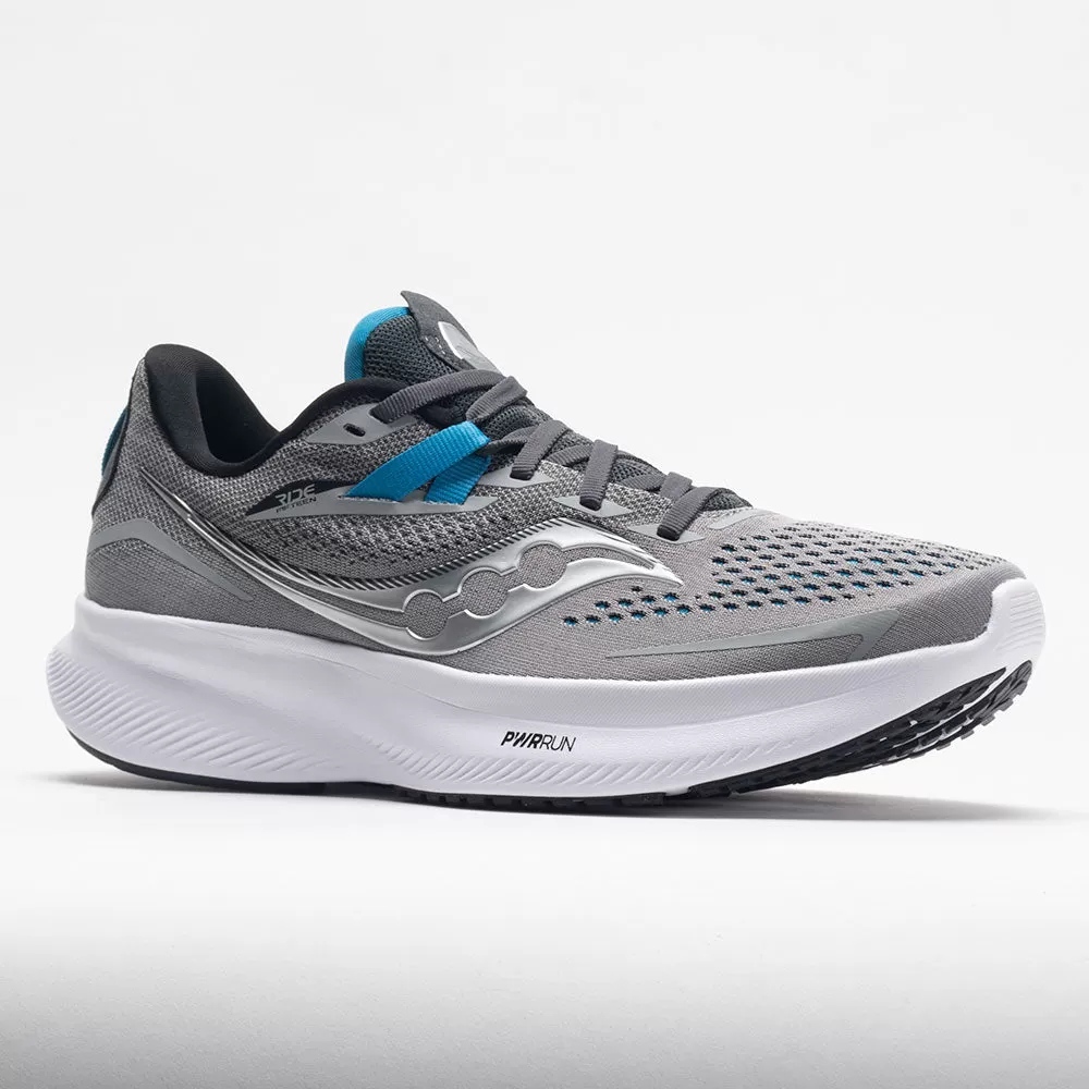 Saucony Ride 15 Men's Alloy/Topaz 5 Saucony Ride 15 Men's Alloy/Topaz - Image 5