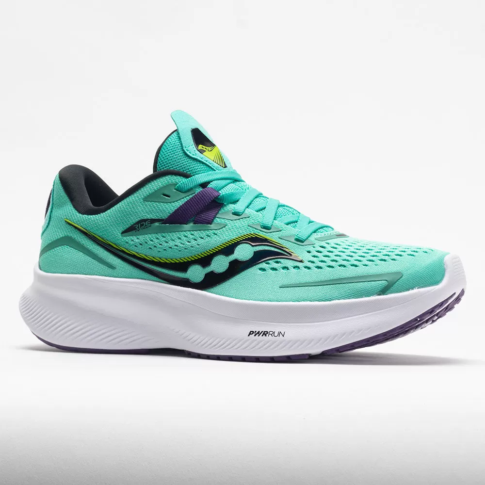 Saucony Ride 15 Women's Cool Mint/Acid 5 Saucony Ride 15 Women's Cool Mint/Acid - Image 5