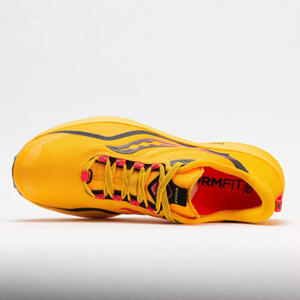 Saucony Peregrine 12 Men's Vizi Gold/Vizi Red 3 Saucony Peregrine 12 Men's Vizi Gold/Vizi Red - Image 3