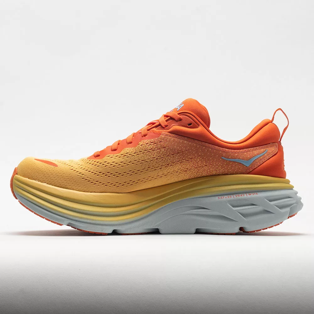 HOKA Bondi 8 Men's Puffin's Bill/Amber Yellow 2 HOKA Bondi 8 Men's Puffin's Bill/Amber Yellow - Image 2