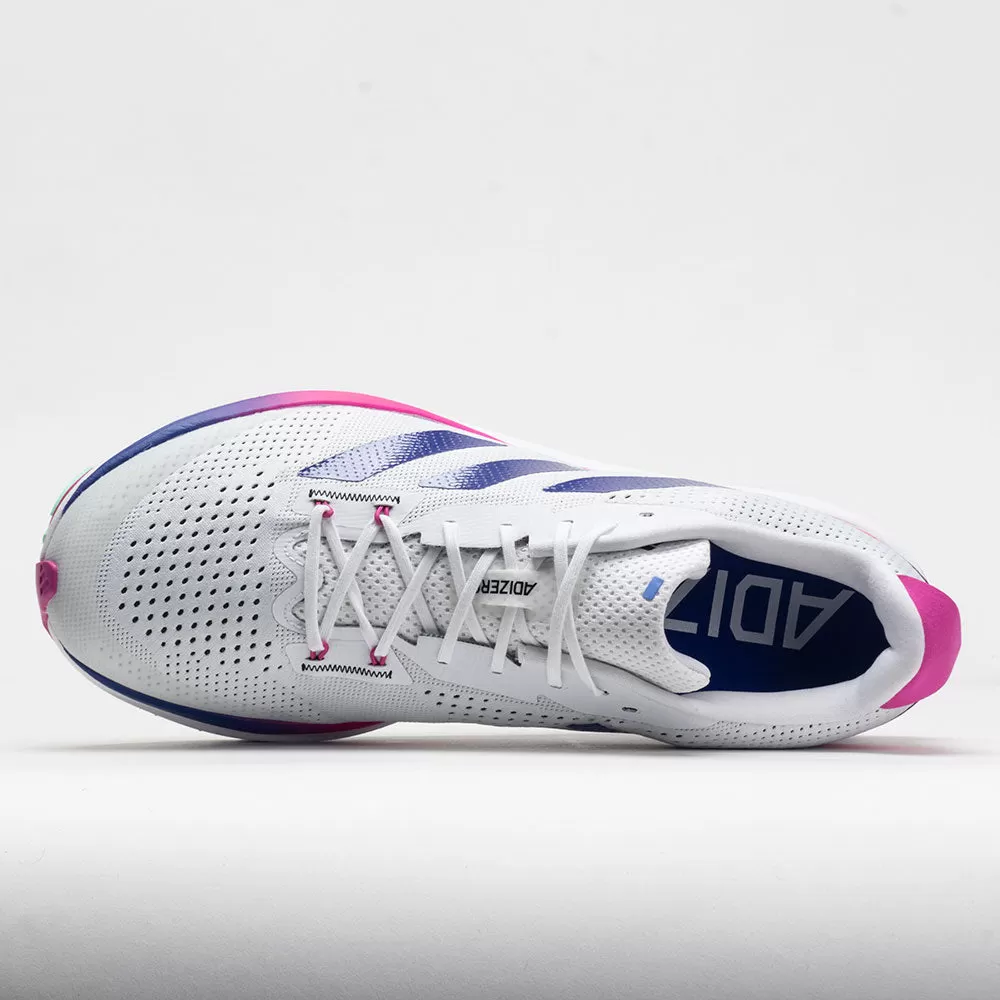 Adidas Adizero SL Men's White/Lucid Blue/Lucid Fuchsia 3 Adidas Adizero SL Men's White/Lucid Blue/Lucid Fuchsia - Image 3