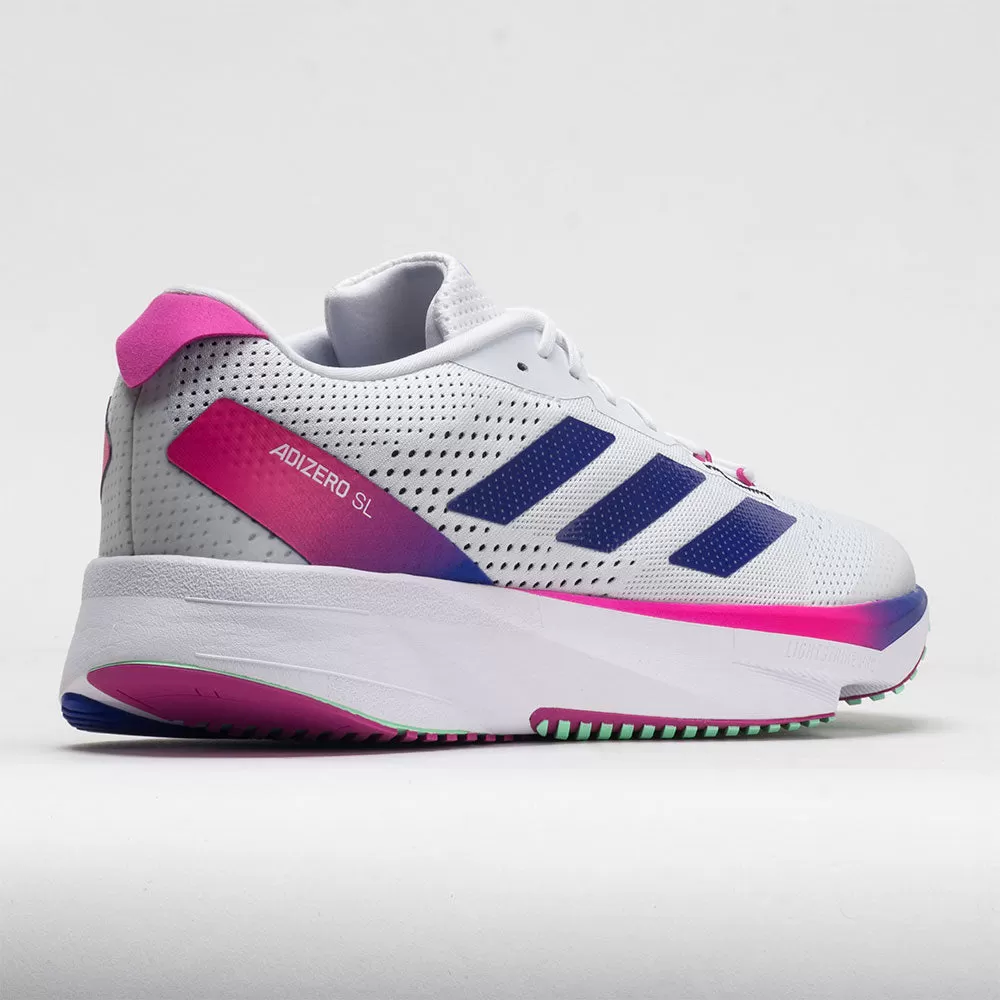 Adidas Adizero SL Men's White/Lucid Blue/Lucid Fuchsia 6 Adidas Adizero SL Men's White/Lucid Blue/Lucid Fuchsia - Image 6
