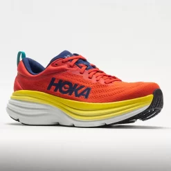 HOKA Bondi 8 Men's Red Alert/Flame 10 HOKA Bondi 8 Men's Red Alert/Flame -Next stop, Sports. 049229 5