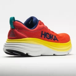 HOKA Bondi 8 Men's Red Alert/Flame 11 HOKA Bondi 8 Men's Red Alert/Flame -Next stop, Sports. 049229 6