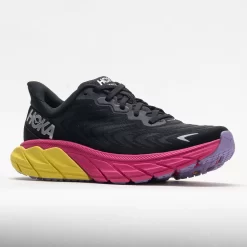 HOKA Arahi 6 Women's Black/Pink Yarrow 10 HOKA Arahi 6 Women's Black/Pink Yarrow -Next stop, Sports. 049237 5