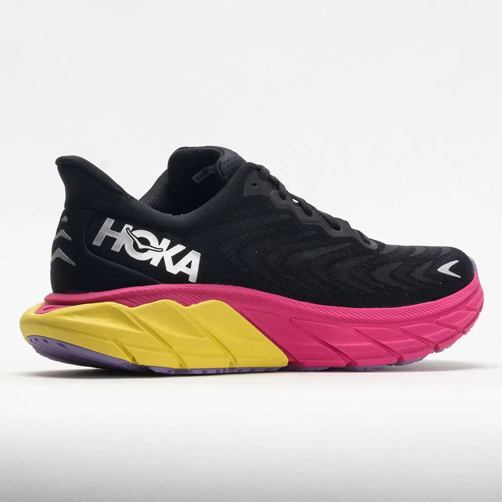 HOKA Arahi 6 Women's Black/Pink Yarrow 6 HOKA Arahi 6 Women's Black/Pink Yarrow - Image 6