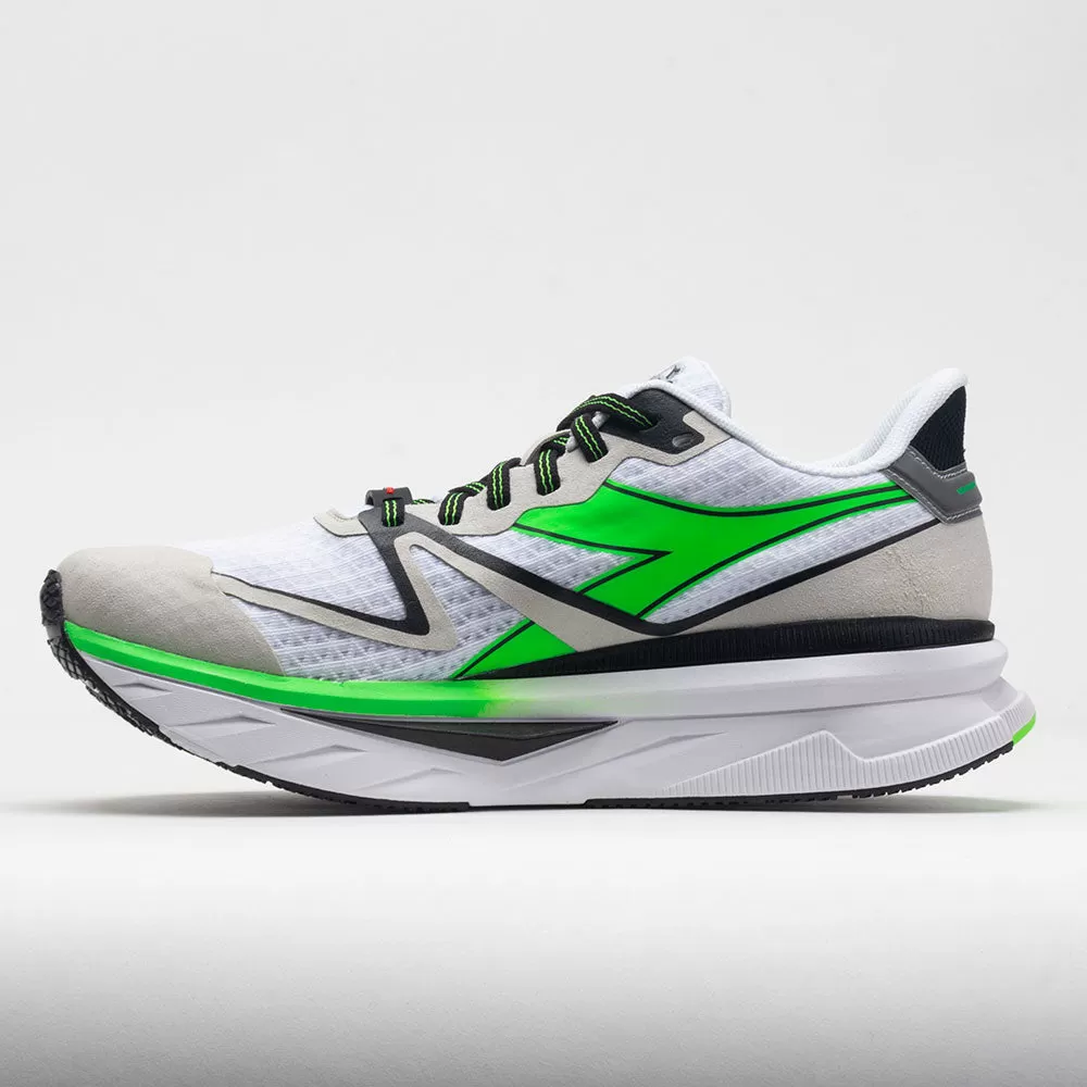 Diadora Atomo V7000 Men's White/Green Fluo/Black 2 Diadora Atomo V7000 Men's White/Green Fluo/Black - Image 2