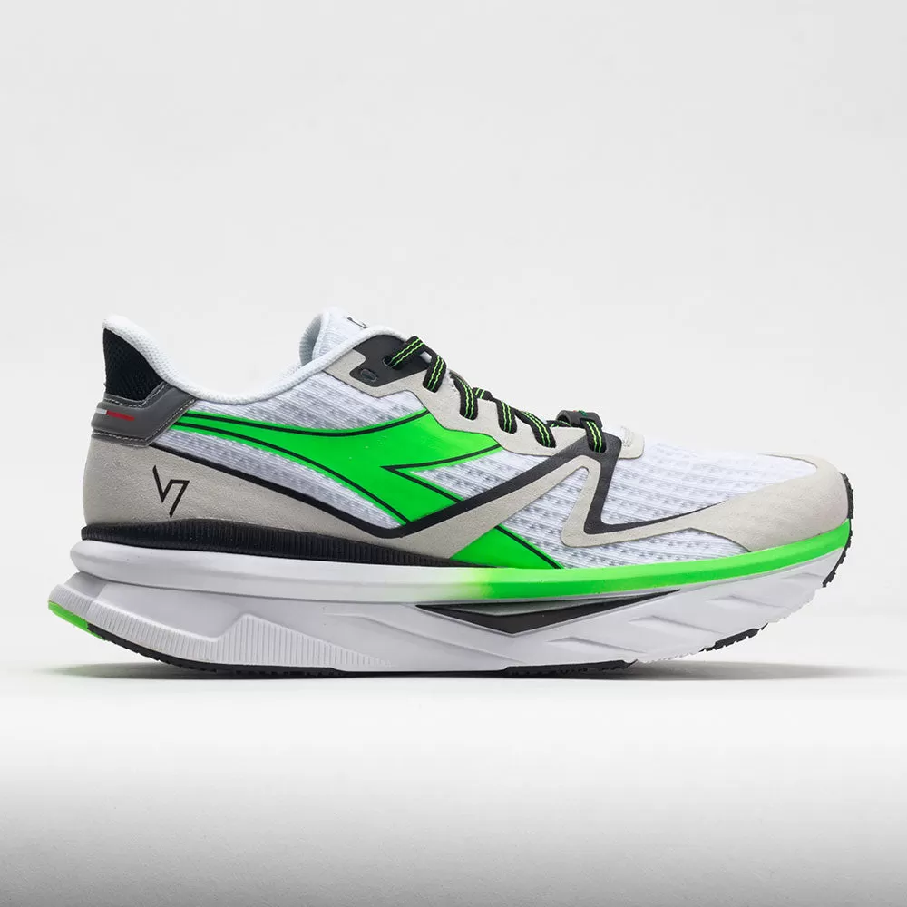 Diadora Atomo V7000 Men's White/Green Fluo/Black 1 Diadora Atomo V7000 Men's White/Green Fluo/Black