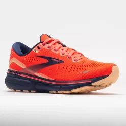 Brooks Ghost 15 Women's Coral/Navy/Peach -Next stop, Sports. 049858 5