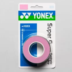 Yonex Super Grap Overgrip 3 Pack -Next stop, Sports. 060135 pnk 1