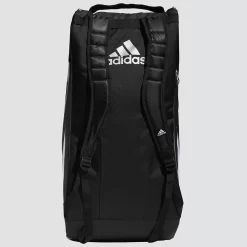 Adidas Tour Tennis 12 Racquet Bag Black/White/Silver 9 Adidas Tour Tennis 12 Racquet Bag Black/White/Silver -Next stop, Sports. 072785 5