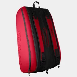 Wilson Super Tour 15 Pack Clash V2 Black/Red -Next stop, Sports. 073309 3