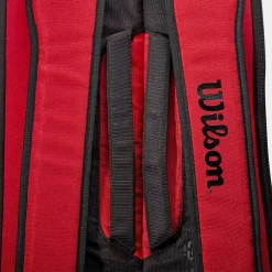 Wilson Super Tour 6 Pack Clash V2 Black/Red 8 Wilson Super Tour 6 Pack Clash V2 Black/Red -Next stop, Sports. 073311 4