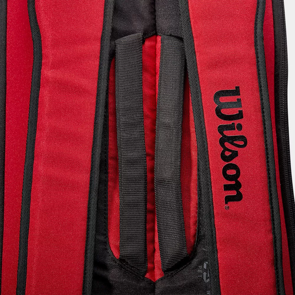 Wilson Super Tour 6 Pack Clash V2 Black/Red 4 Wilson Super Tour 6 Pack Clash V2 Black/Red - Image 4