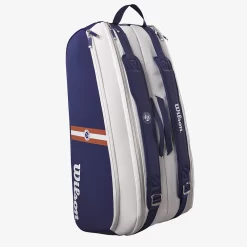 Wilson Roland Garros Super Tour 9 Pack Navy/White/Clay -Next stop, Sports. 073375 3