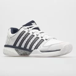 K-Swiss Hypercourt Express Leather Men's White/Navy/Silver -Next stop, Sports. 113347 5