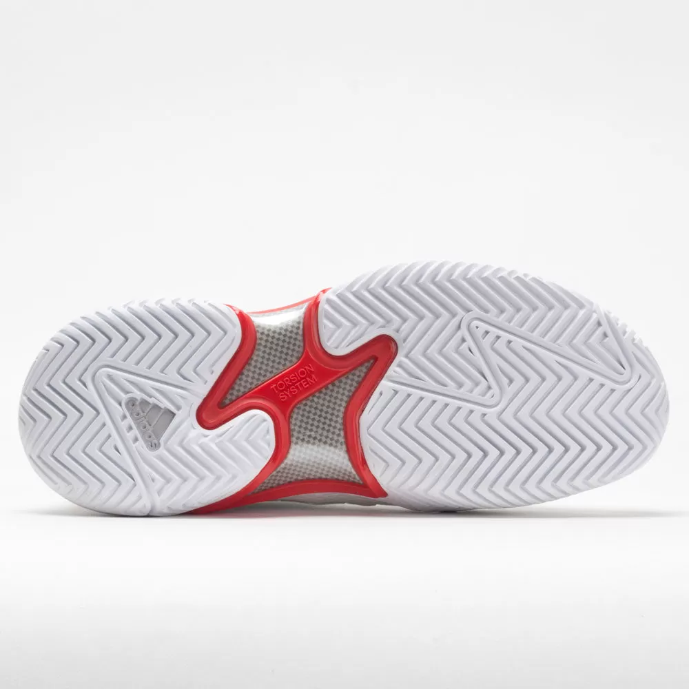 Adidas Barricade Women's White/Silver Metallic/Grey 4 Adidas Barricade Women's White/Silver Metallic/Grey - Image 4