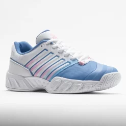 K-Swiss Bigshot Light 4 Women's Silver Lake Blue/White/Orchid Pink -Next stop, Sports. 116676 5
