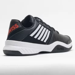 K-Swiss Court Express Men's Jet Black/White/Spicy Orange -Next stop, Sports. 116677 6