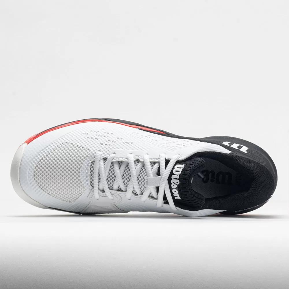 Wilson Rush Pro Ace Men's White/Black/Poppy Red 3 Wilson Rush Pro Ace Men's White/Black/Poppy Red - Image 3