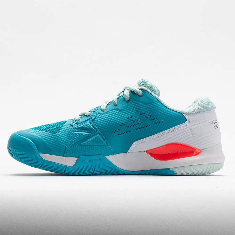 Wilson Rush Pro Ace Women's Scuba Blue/White/Fiery Coral 2 Wilson Rush Pro Ace Women's Scuba Blue/White/Fiery Coral - Image 2