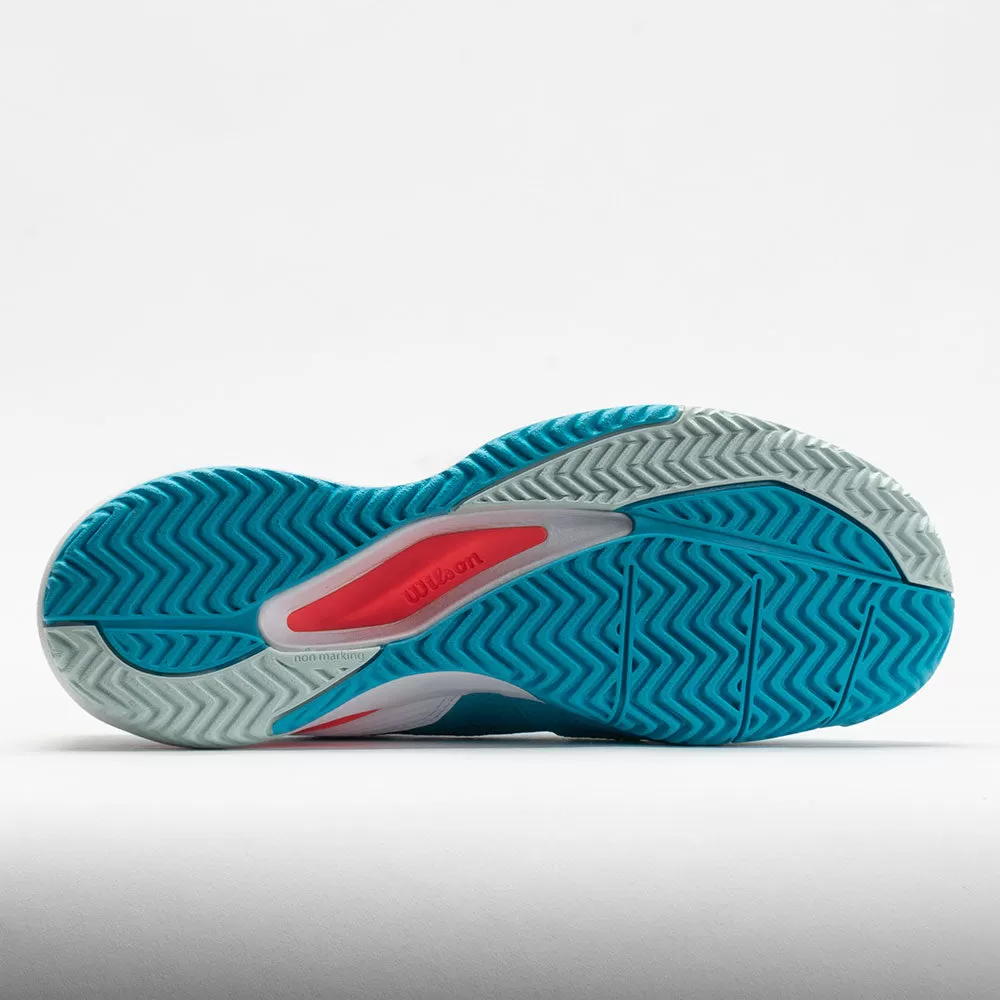 Wilson Rush Pro Ace Women's Scuba Blue/White/Fiery Coral 4 Wilson Rush Pro Ace Women's Scuba Blue/White/Fiery Coral - Image 4