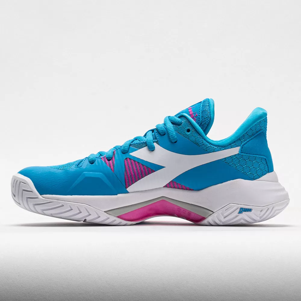 Diadora B.Icon AG Women's Aquarius/White/Rhodamine Red 2 Diadora B.Icon AG Women's Aquarius/White/Rhodamine Red - Image 2