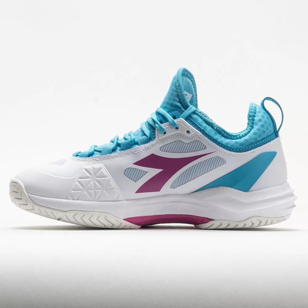 Diadora Speed Blushield Fly 3+ AG Women's White/Aquarius/ Rhodamine 2 Diadora Speed Blushield Fly 3+ AG Women's White/Aquarius/ Rhodamine - Image 2