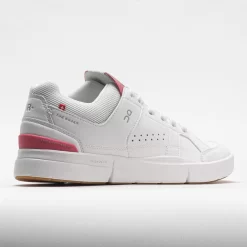 On Running On The Roger Clubhouse Women's White/Rosewood -Next stop, Sports. 116860 6