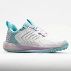 K-Swiss Ultrashot 3 Women's Brilliant White/Angel Blue/Sheer Lilac -Next stop, Sports. 116899 5
