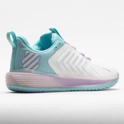 K-Swiss Ultrashot 3 Women's Brilliant White/Angel Blue/Sheer Lilac -Next stop, Sports. 116899 6