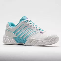 K-Swiss Bigshot Light 4 Women's Brilliant WhiteAngel Blue/Sheer Lilac -Next stop, Sports. 116921 5