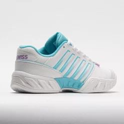 K-Swiss Bigshot Light 4 Women's Brilliant WhiteAngel Blue/Sheer Lilac -Next stop, Sports. 116921 6