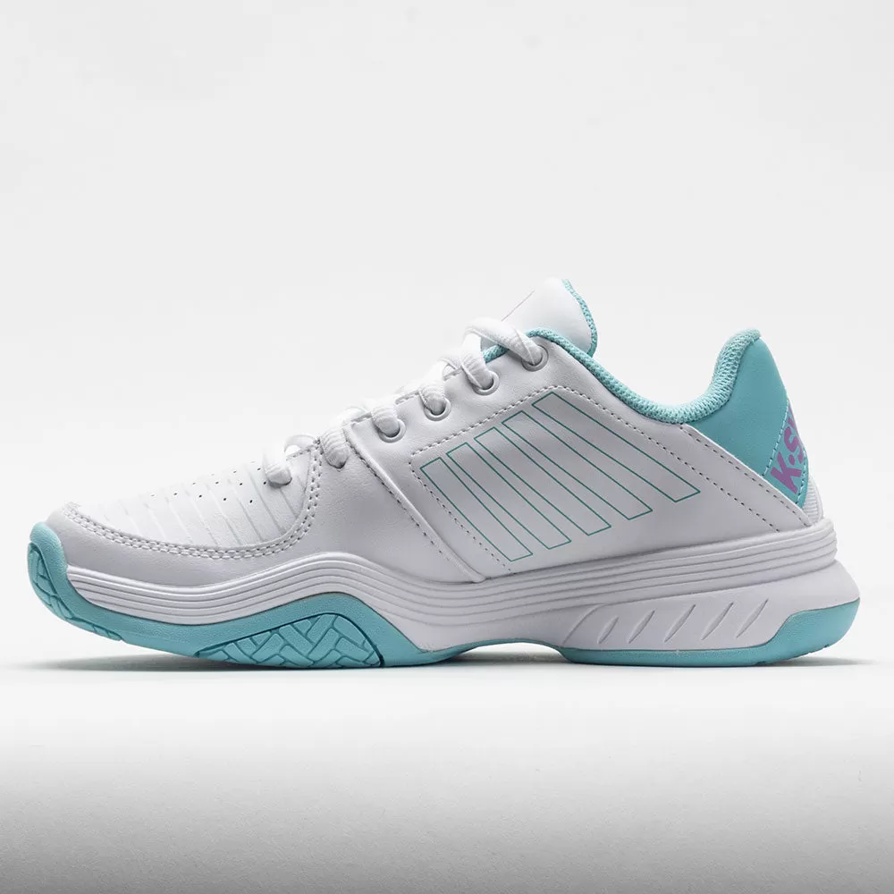 K-Swiss Court Express Women's White/Angel Blue/Sheer Lilac 2 K-Swiss Court Express Women's White/Angel Blue/Sheer Lilac - Image 2
