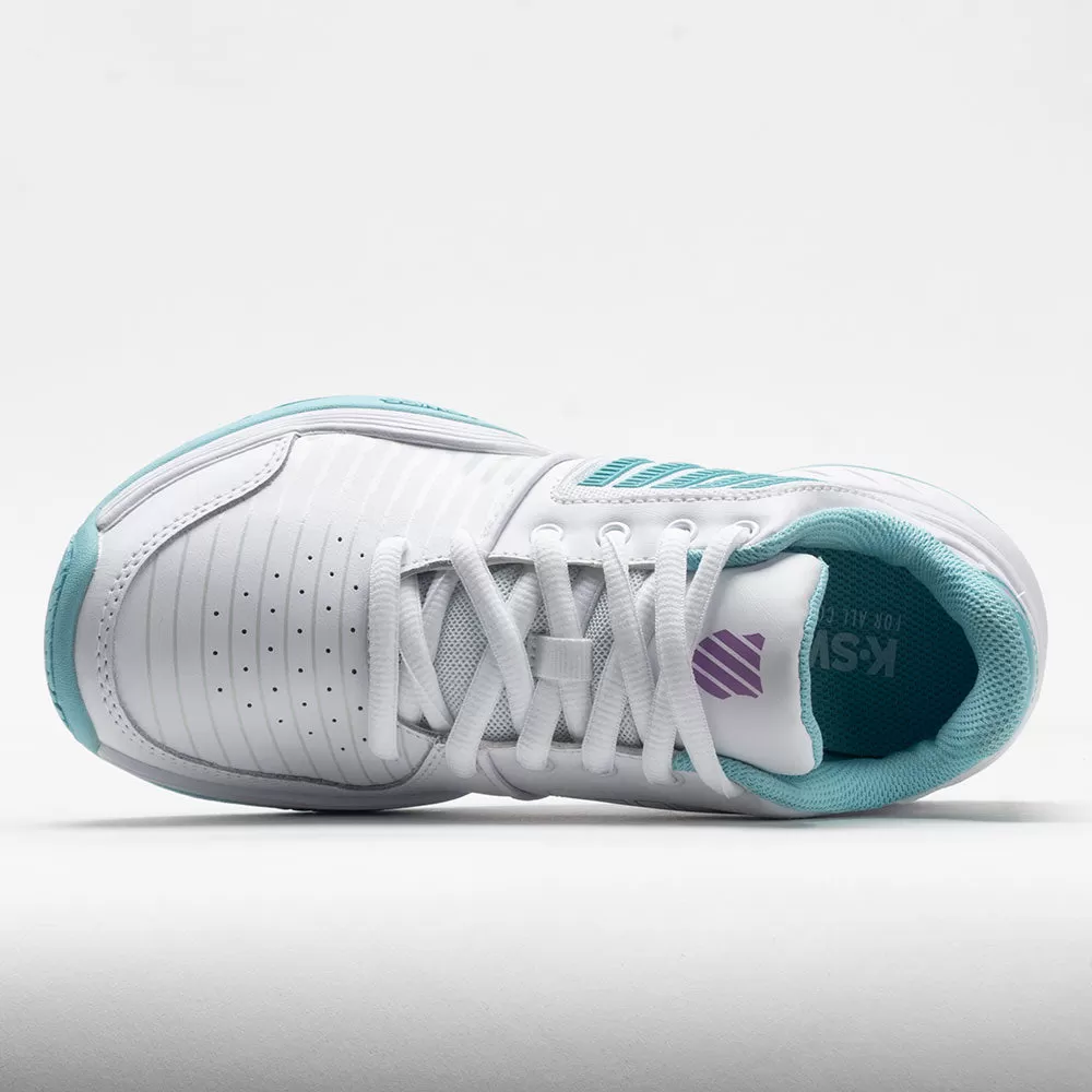 K-Swiss Court Express Women's White/Angel Blue/Sheer Lilac 3 K-Swiss Court Express Women's White/Angel Blue/Sheer Lilac - Image 3