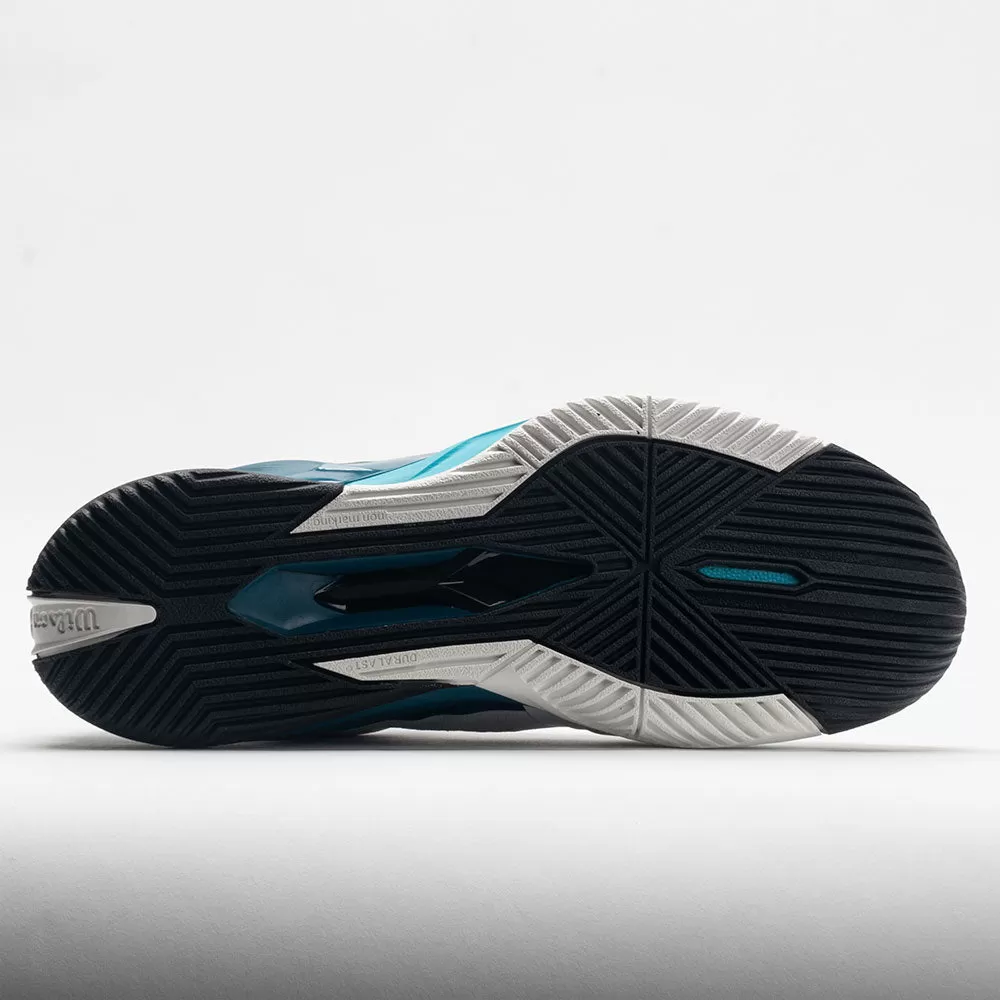 Wilson Rush Pro 4.0 Men's White/Blue Coral/Blue Atoll 4 Wilson Rush Pro 4.0 Men's White/Blue Coral/Blue Atoll - Image 4