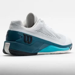 Wilson Rush Pro 4.0 Men's White/Blue Coral/Blue Atoll 11 Wilson Rush Pro 4.0 Men's White/Blue Coral/Blue Atoll -Next stop, Sports. 116935 6