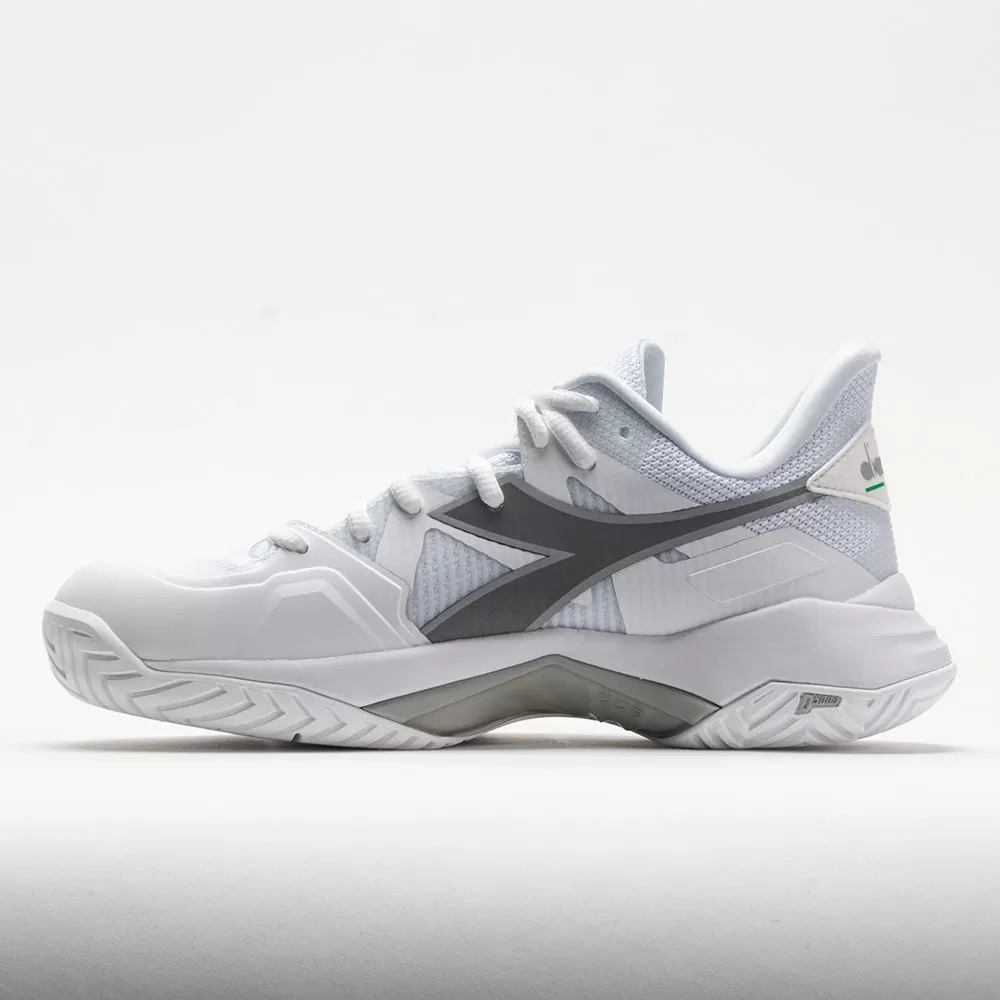 Diadora B.Icon 2 AG Women's White/Silver 2 Diadora B.Icon 2 AG Women's White/Silver - Image 2