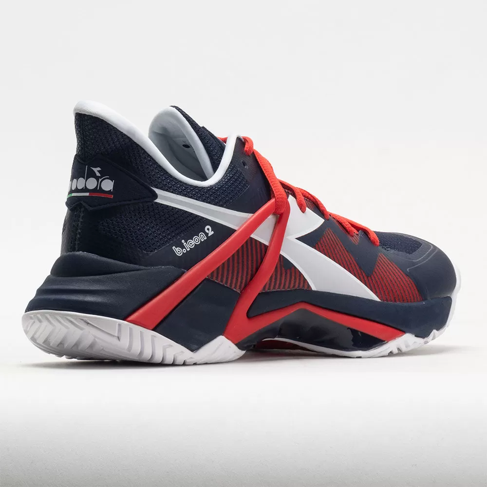 Diadora B.Icon 2 AG Men's Blue Corsair/White/Fiery Red 6 Diadora B.Icon 2 AG Men's Blue Corsair/White/Fiery Red - Image 6