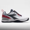 Diadora Blushield Torneo 2 AG Men's White/Blue Corsair/Fiery Red