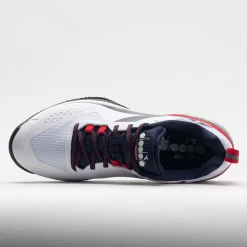 Diadora Blushield Torneo 2 Clay Men's White/Corsair/Fiery Red 8 Diadora Blushield Torneo 2 Clay Men's White/Corsair/Fiery Red -Next stop, Sports. 117026 2