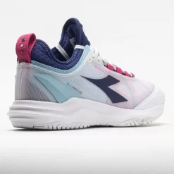 Diadora Speed Blushield Fly 4+ AG Women's White/Blueprint/Pink Yellow -Next stop, Sports. 117029 6